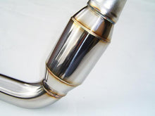 Load image into Gallery viewer, Invidia 05+ AT LGT Polished Divorced Waste Gate Downpipe with High Flow Cat