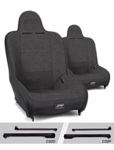 Load image into Gallery viewer, PRP Jeep Wrangler CJ7/YJ Premier High Back Suspension Seats Kit (Pair) - Gray