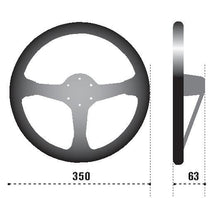 Load image into Gallery viewer, Sparco Steering Wheel L777 Suede Black