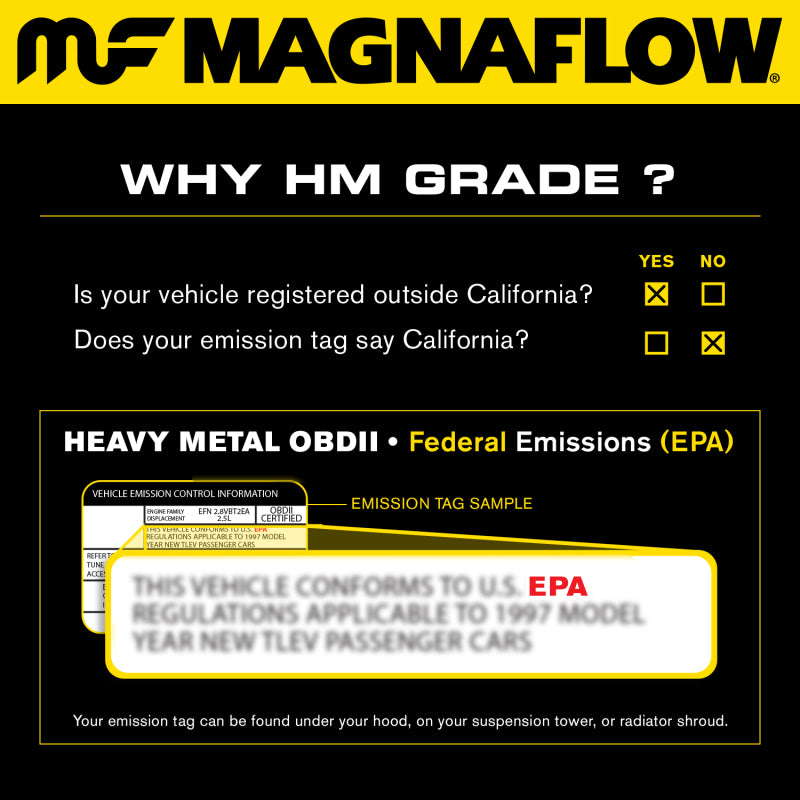 MagnaFlow Direct Fit Catalytic Converter 10-14 Ford F-150 SVT Raptor 6.2L - Right