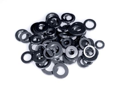 ARP M12 ID 1.55 OD .250 Thick Chamfer Black Washer (Single)