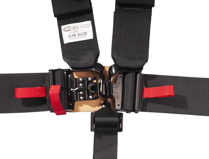 PRP 5.3 Harness Latch and Link with Removeable Pads SFI 16.1- Black