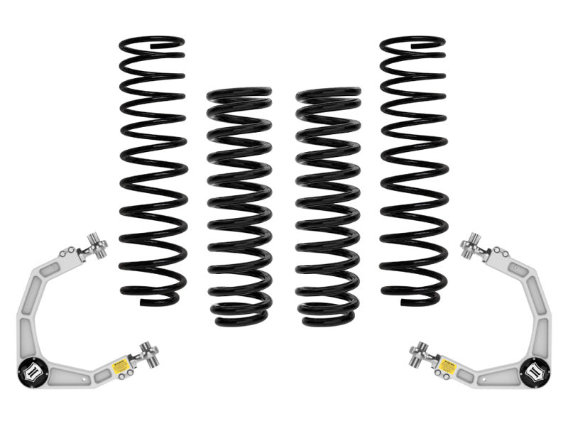 ICON 21-24 Ford F150 Raptor 4WD 2-2.25in Stage 2 Suspension System Overland Billet Uca