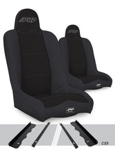 Load image into Gallery viewer, PRP 95-01 Jeep Cherokee XJ Daily Driver High Back Suspension Seats Kit (Pair) - Black