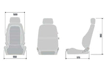 Load image into Gallery viewer, Sparco Seat GT Black/White