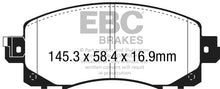 Load image into Gallery viewer, EBC 2022+ Subaru WRX 2.4T / 18-23 Subaru Crosstrek Redstuff Front Brake Pads