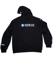 Load image into Gallery viewer, Sparco Sweatshirt Hooded WWW Blk Med