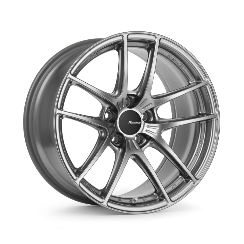 Enkei NVR5 18x10in / 5x114.3 BP / ET12 / 75mm Bore - Dark Hyper Silver Wheel