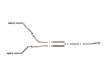 Load image into Gallery viewer, aFe 21-26 Ford F150 Tremor Vulcan Series 3IN 304SS Cat-Back Exhaust Dual Rear Exit w/Polished Tip