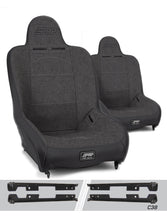 Load image into Gallery viewer, PRP Jeep Wrangler JK/JKU Premier High Back Suspension Seats Kit (Pair) - Gray