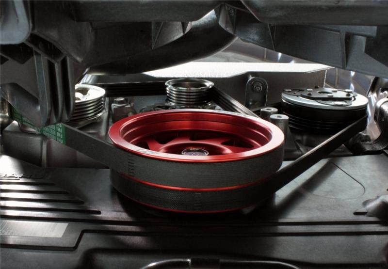 PERRIN 93-14 Subaru Impreza (Incl. 02-14 WRX) / 04-21 STI Lightened Crank Pulley - Red