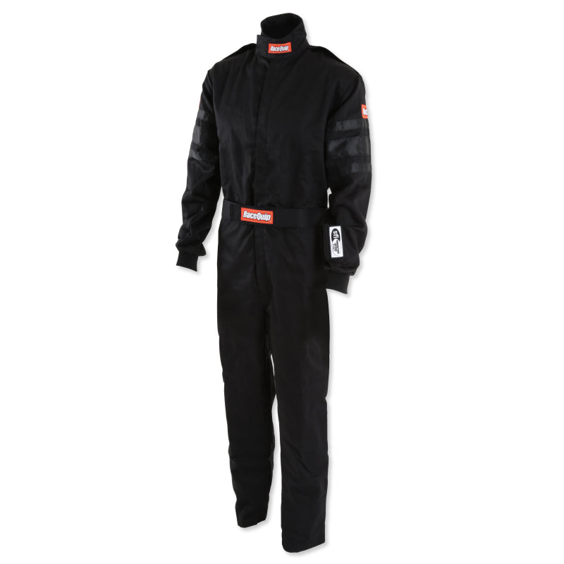 RaceQuip Black SFI-1 1-L Suit - 2XL