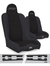 Load image into Gallery viewer, PRP Jeep Wrangler JK/JKU Daily Driver High Back Suspension Seats Kit (Pair) - Black