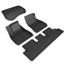 Load image into Gallery viewer, 3D MAXpider 17-19 Tesla Model 3 Kagu Black Full Set Front CARGO LINER (SMOOTH BASIN)