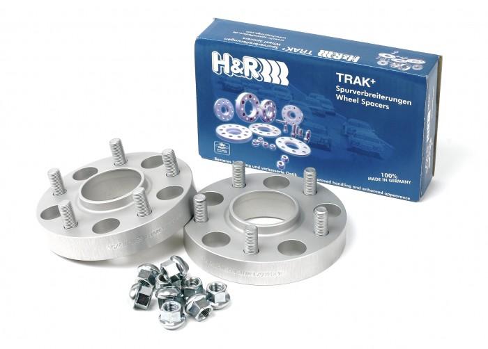 H&R Trak+ 25mm DRM Spacer Bolt Pattern 5/127 Center Bore 71.5 Bolt Thread 14x1.5