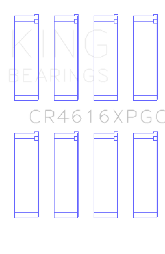 King Engine Bearings Subaru FA20 pMaxKote Performance Rod Bearing Set - Size STD