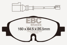 Load image into Gallery viewer, EBC 14+ Audi A3 1.8 Turbo Yellowstuff Front Brake Pads
