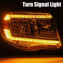 Load image into Gallery viewer, AlphaRex 05-11 Toyota Tacoma NOVA LED Projector Headlights Plank Style Alpha Black w/Actv Light/DRL