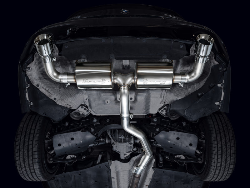AWE Tuning 19-23 BMW 330i / 21-23 BMW 430i Base G2X Touring Axle-Back Exhaust - Chrome Silver