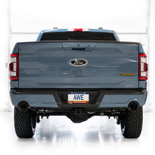 Load image into Gallery viewer, AWE Tuning 2021+ Ford F-150 Tremor (w/ Bumper Cutouts) 0FG Non-Resonated Catback -Diamond Black Tips