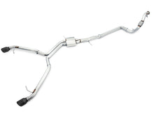 Load image into Gallery viewer, AWE Tuning Audi B9 A5 Track Edition Exhaust Dual Outlet - Diamond Black Tips (Includes DP)
