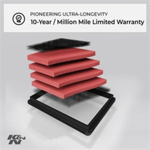 Load image into Gallery viewer, K&amp;N 10-11 Hyundai Tucson 2.0/2.4L Drop In Air Filter