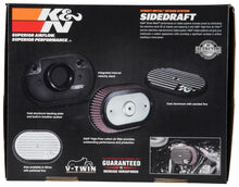 Load image into Gallery viewer, K&amp;N Street Metal Intake System for 12-16 Harley-Davidson Road King 103cl Side Draft Touring
