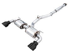 Load image into Gallery viewer, AWE Tuning Subaru BRZ/ Toyota GR86/ Toyota 86 Touring Edition Cat-Back Exhaust- Diamond Black Tips