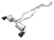 Load image into Gallery viewer, AWE Tuning 2020 Toyota Supra A90 Non-Resonated Touring Edition Exhaust - 5in Diamond Black Tips