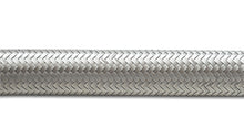 Load image into Gallery viewer, Vibrant SS Braided Flex Hose -6 AN 0.34in ID (50 foot roll)