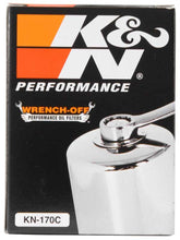 Load image into Gallery viewer, K&amp;N Harley-Davidson 3in OD x 4.063in H Chrome Oil Filter