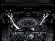 Load image into Gallery viewer, AWE Tuning 4th Gen GM 1500 6.2L 0FG Cat-Back Split Rear Exit (w/ Bumper Cutouts) - Quad Chrome Tips