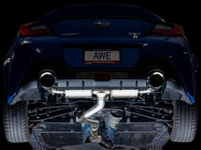 Load image into Gallery viewer, AWE Tuning Subaru BRZ/ Toyota GR86/ Toyota 86 Touring Edition Cat-Back Exhaust- Chrome Silver Tips
