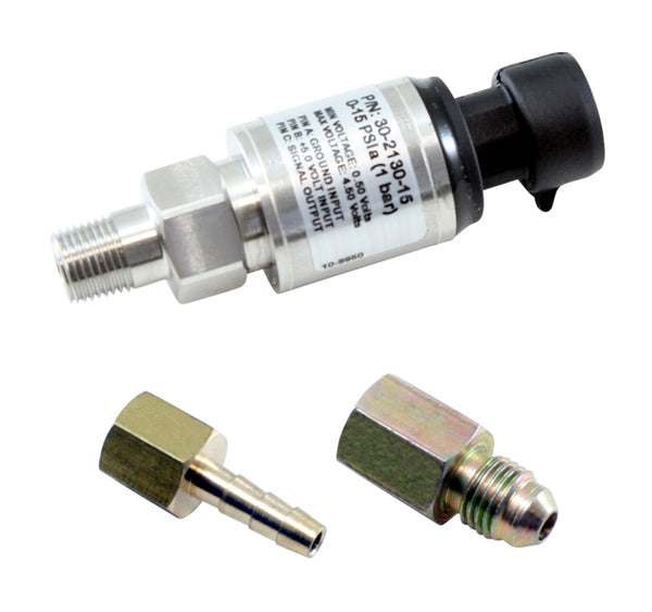 AEM 1 BAR MAP or 15 PSIA Stainless Steel Sensor Kit - New Age Hotrods