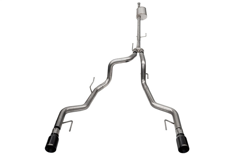 Corsa 2022-2025 Ford F-150 SuperCrew/5.5ft Bed 5.0L V8 Sport Cat-Back Dual Rear Exit-Black PVD